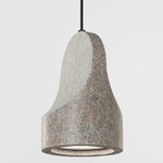 Parga Pendant - Black / Stone