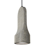 Parga Pendant - Black / Stone