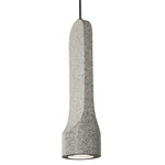 Parga Pendant - Black / Stone