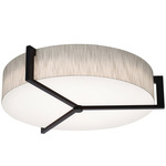 Apex Ceiling Light - Espresso / Jute