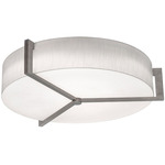 Apex Ceiling Light - Weathered Grey / White Linen