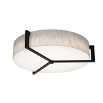 Apex Ceiling Light - Espresso / Jute