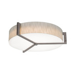 Apex Ceiling Light - Weathered Grey / Jute