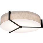 Apex Ceiling Light - Espresso / Jute