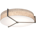 Apex Ceiling Light - Weathered Grey / Jute