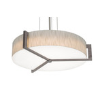 Apex Pendant - Weathered Grey / Jute