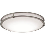 Carlisle Color-Select 120V Ceiling Light - Satin Nickel / White