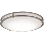 Carlisle Color-Select 120V Ceiling Light - Satin Nickel / White