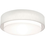 Sanibel Ceiling Light - White / White Linen