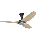 Haiku Low Profile Ceiling Fan with Downlight - Black / Natural Bamboo
