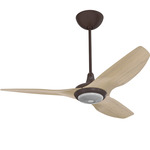Haiku Universal Mount Ceiling Fan with Downlight - Oil Rubbed Bronze / Natural Bamboo