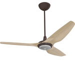 Haiku Universal Mount Ceiling Fan with Downlight - Oil Rubbed Bronze / Natural Bamboo