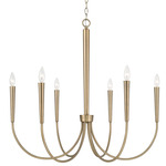 Holden Chandelier - Aged Brass