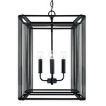 Lennon Foyer Pendant - Matte Black
