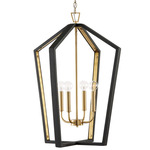 Maren Pendant - Brass / Black