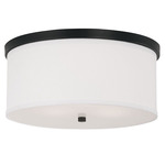 Midtown Ceiling Light - Matte Black / White