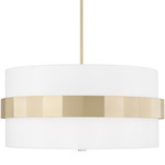 Sutton Pendant - Soft Gold / Soft White