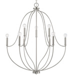 Madison Chandelier - Brushed Nickel