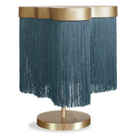 Arcipelago Table Lamp - Satin Brass / Fog Blue