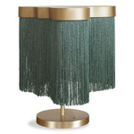 Arcipelago Table Lamp - Satin Brass / Sage Green