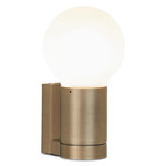 Solitario Wall Light - Satin Bronze / Etched Glass