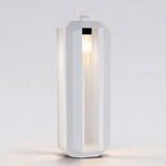 Cube Outdoor Floor Lamp - Matte White
