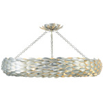 Broche Ring Convertible Ceiling Light - Antique Silver