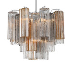 Addis Chandelier - Polished Chrome / Autumn