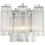 Addis Wall Sconce - Polished Chrome / Clear