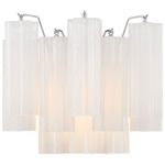 Addis Wall Sconce - Polished Chrome / White