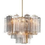 Addis Chandelier - Aged Brass / Autumn