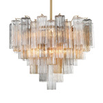 Addis Chandelier - Aged Brass / Autumn