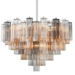 Addis Chandelier - Polished Chrome / Autumn