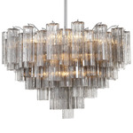 Addis Chandelier - Polished Chrome / Smoke