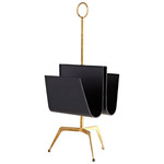 Siamese Twin Magazine Holder - Black / Gold