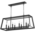 Hyperion Linear Chandelier - Black