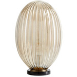 Maxima Table Lamp - Aged Brass / Clear Beveled