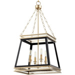 Gerard Pendant - Aged Brass / Black