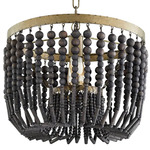 Estrella Round Pendant - Tinted Raw Iron / Black