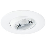 Midway 3 inch RD Color-Select Adjustable Gimbal Trim / Housing - White