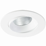 Midway 3.5 inch RD Color-Select Regressed Gimbal Trim / Housing - White