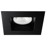 Midway 6 inch SQ Color-Select Downlight Trim / Housing - Black