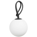 Bolleke Portable Hanging Lamp - Anthracite / White
