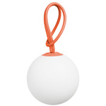 Bolleke Portable Hanging Lamp - Tangerine / White