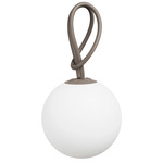 Bolleke Portable Hanging Lamp - Taupe / White