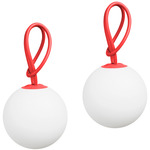 Bolleke Portable Hanging Lamp - Red / White