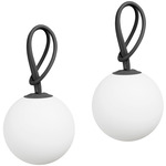 Bolleke Portable Hanging Lamp - Anthracite / White