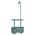 Jolly Trolley Portable Lighted Bar Cart - Sage