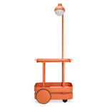 Jolly Trolley Portable Lighted Bar Cart - Tangerine