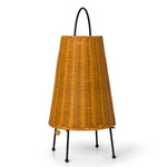 Porti Braided Portable Table Lamp - Black / Rattan